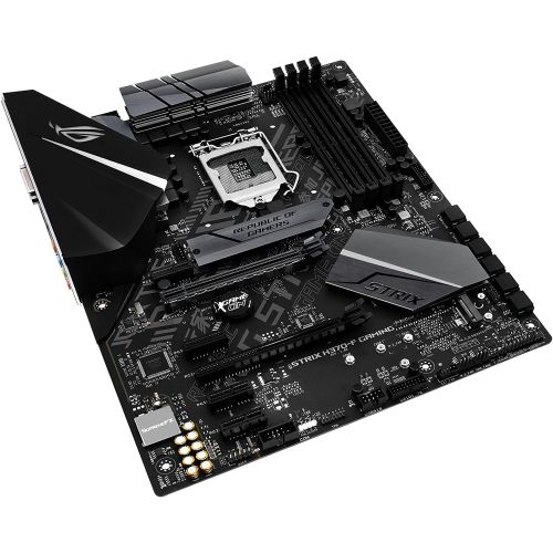 아수스 ASUS ROG Strix H370-F Gaming LGA1151 (300 Series) DDR4 DP HDMI DVI M.2 ATX Motherboard with USB 3.1 Gen2