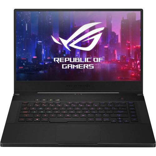 아수스 ASUS ROG Zephyrus M Thin and Portable Gaming Laptop, 15.6” 144Hz Full HD IPS, NVIDIA GeForce GTX 1660 Ti, Intel Core i7-9750H, 16GB DDR4 RAM, 512B PCIe SSD, Per-Key RGB, Windows 10 Pro,