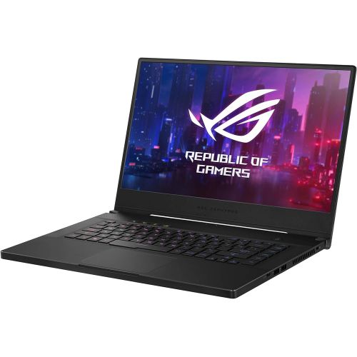 아수스 ASUS ROG Zephyrus M Thin and Portable Gaming Laptop, 15.6” 144Hz Full HD IPS, NVIDIA GeForce GTX 1660 Ti, Intel Core i7-9750H, 16GB DDR4 RAM, 512B PCIe SSD, Per-Key RGB, Windows 10 Pro,