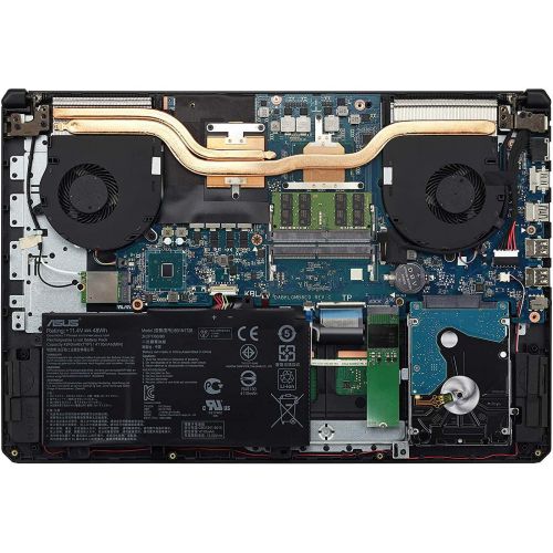 아수스 Asus 2020 FX504 15.6 Inch FHD TUF Gaming Laptop (Intel 6-Core i7-8750H up to 4.1 GHz, 16GB RAM, 1TB SSD + 2TB HDD, GeForce GTX 1050 Ti, Backlit Keyboard, WiFi, Bluetooth, HDMI, Win