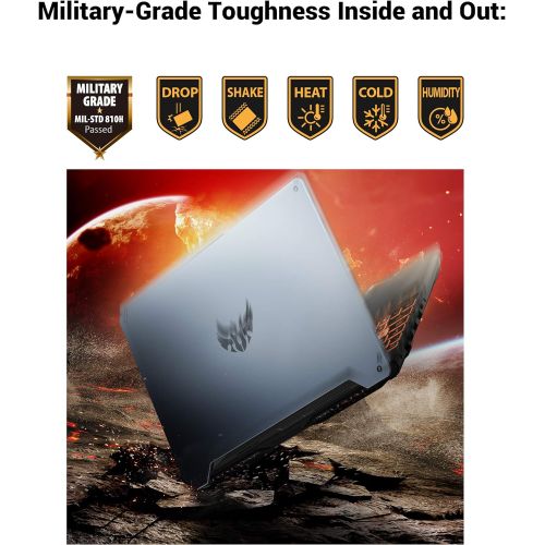 아수스 ASUS TUF Gaming A15 Gaming Laptop, 15.6” 144Hz Full HD IPS-Type, AMD Ryzen 7 4800H, GeForce RTX 2060, 16GB DDR4, 1TB PCIe SSD, 90WHr Battery, RGB Backlit KB, Windows 10 Home, TUF50