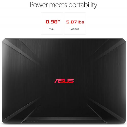 아수스 Asus TUF Gaming Laptop FX504 15.6” Full HD IPS-Level, 8th Gen Intel Core i5-8300H (Up to 3.9GHz), GeForce GTX 1050, 8GB DDR4 2666MHz, 256GB M.2 SSD, Gigabit WiFi, Windows 10 - FX50