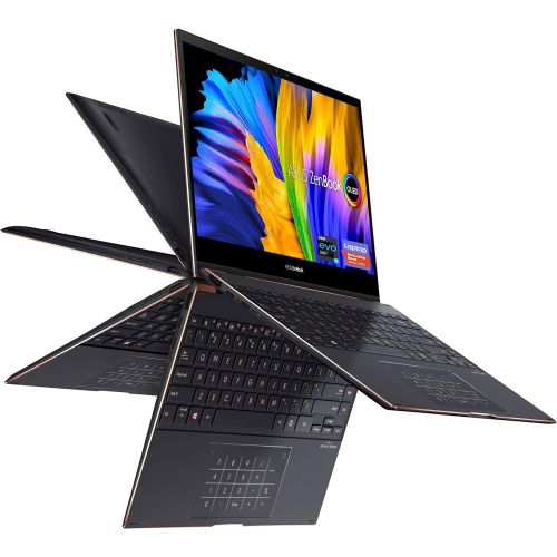 아수스 [아마존베스트]ASUS ZenBook Flip S Ultra Slim Laptop, 13.3” 4K UHD OLED Touch Display, Intel Evo Platform - Core i7-1165G7 CPU, 16GB RAM, 1TB SSD, Thunderbolt 4, TPM, Windows 10 Pro, Jade Black,