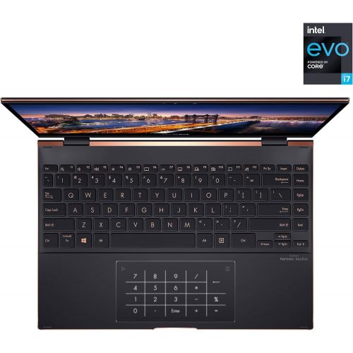 아수스 [아마존베스트]ASUS ZenBook Flip S Ultra Slim Laptop, 13.3” 4K UHD OLED Touch Display, Intel Evo Platform - Core i7-1165G7 CPU, 16GB RAM, 1TB SSD, Thunderbolt 4, TPM, Windows 10 Pro, Jade Black,