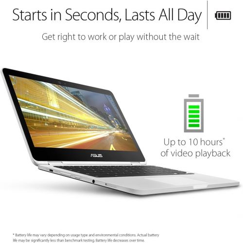 아수스 [아마존베스트]ASUS Chromebook Flip C302 2-In-1 Laptop- 12.5” Full HD Touchscreen, Intel Core M3, 4GB RAM, 64GB Flash Storage, All-Metal Body, USB Type C, Corning Gorilla Glass, Chrome OS- C302CA