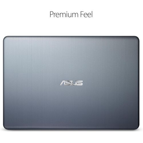 아수스 [아마존베스트]ASUS Laptop L406 Thin and Light Laptop, 14” HD Display, Intel Celeron N4000 Processor, 4GB RAM, 64GB eMMC Storage, Wi-Fi 5, Windows 10, Microsoft 365, Slate Gray, L406MA-WH02