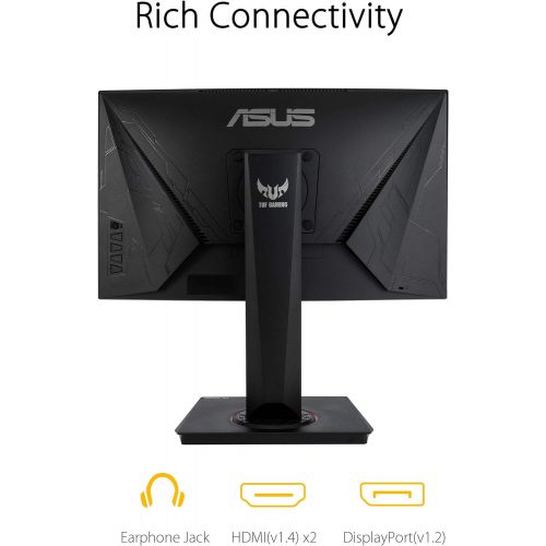 아수스 [아마존베스트]ASUS TUF Gaming VG24VQ Curved Monitor 60 cm (23.6 Inch) Full HD 144 Hz 1ms Response Time FreeSync Shadow Boost HDMI DisplayPort