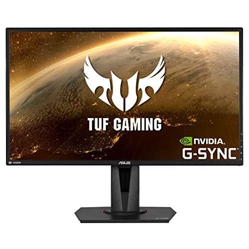 아수스 [아마존베스트]ASUS TUF Gaming VG27AQ 68.58 cm (27 inch) monitor (WQHD, FreeSync, G-Sync Compatible, HDMI, DisplayPort, 1ms response time, 155Hz, HDR10) black