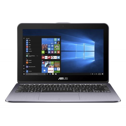 아수스 Asus ASUS TP203NA-WB01T Vivo Book Flip 12 Thin and Light 2-in-1 Convertible Touchscreen Laptop Intel Dual-Core Celeron N3350 4GB RAM, 500GB HDD, Stay Grey