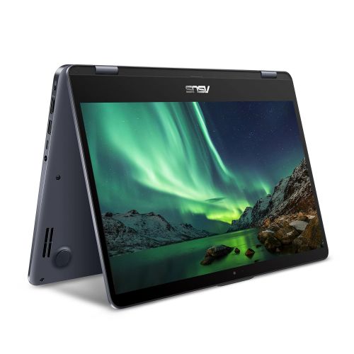 아수스 Asus ASUS VivoBook Flip 14 TP410UA-DS52T 14” Thin and Lightweight 2-in-1 Full HD Touchscreen Laptop, Intel Core i5-8250U processor up to 3.4GHz, 8GB DDR4 RAM, 1TB Hybrid HDD,Windows 10