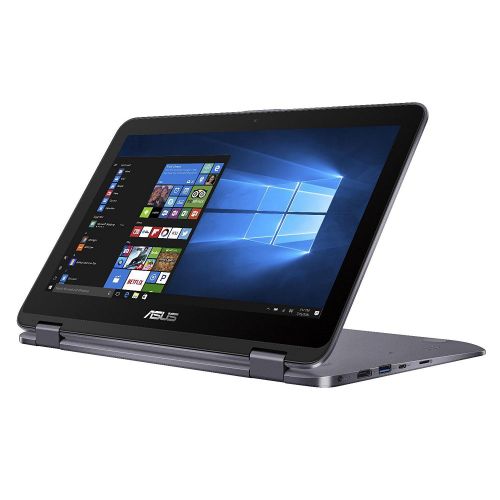 아수스 2018 Business Newest Asus VivoBook Flip 11.6 Touchscreen 2-in-1 LaptopTablet, Intel Celeron N3350, 4GB RAM, 128GB Solid State Drive, WiFi, FingerPrint Reader, Stylus Pen, Windows