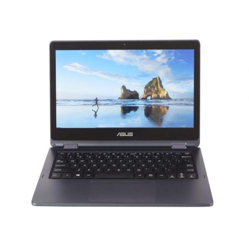 아수스 Asus ASUS VivoBook Flip 11.6 HD 2-in-1 Convertible Business LaptopTablet, Intel Dual-Core Celeron N3350 up to 2.4GHz 4GB RAM 64GB eMMC SSD USB 3.1 HDMI VGA Camera 802.11ac Bluetoo