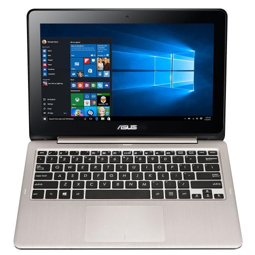 아수스 Asus ASUS VivoBook Flip TP200SA-DH01T 11.6 inch display Thin and Lightweight 2-in-1 HD Touchscreen Laptop, Intel Celeron 2.48 GHz Processor, 4GB RAM, 32GB EMMC Storage, Windows 10 Home