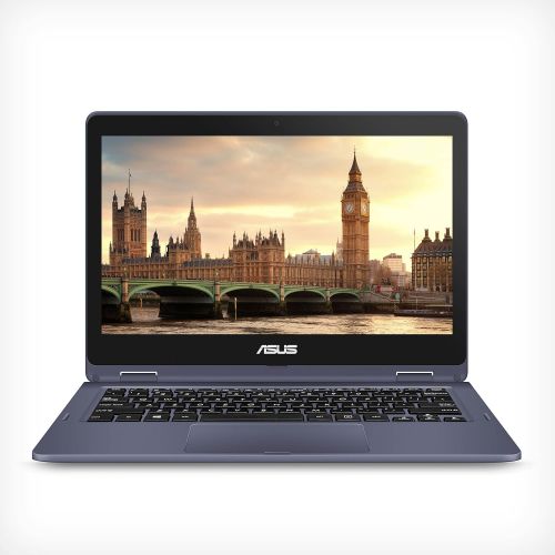 아수스 Asus ASUS VivoBook Flip Thin and Light 2-in-1 Laptop - 11.6 HD Touchscreen, Intel Dual-Core Celeron N3350 Processor, 4GB RAM, 64GB eMMC Storage, Windows 10 in S Mode, Office 365 - J202N