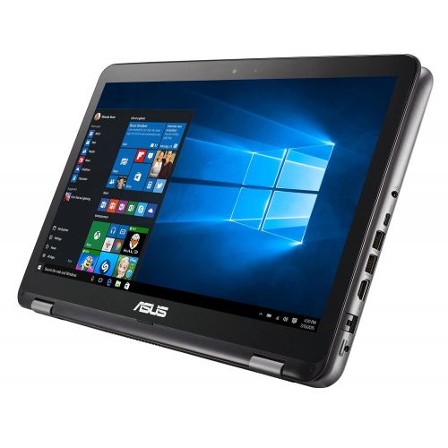 아수스 Asus TP501UQ-UH71T VivoBook Flip 2 in 1 Touchscreen Laptop, Intel:i7-7500U, 2.7 GHz, 1 TB, NVIDIA 940MX2GB, Windows 10 Professional, Dark Grey, 15.6