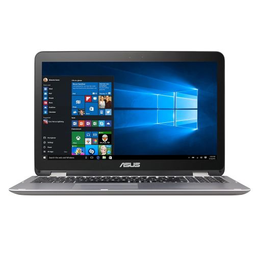 아수스 Asus TP501UQ-UH71T VivoBook Flip 2 in 1 Touchscreen Laptop, Intel:i7-7500U, 2.7 GHz, 1 TB, NVIDIA 940MX2GB, Windows 10 Professional, Dark Grey, 15.6