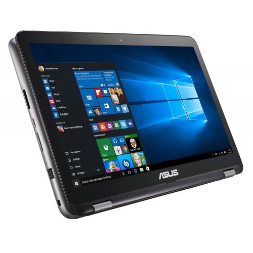 아수스 Asus TP501UQ-UH71T VivoBook Flip 2 in 1 Touchscreen Laptop, Intel:i7-7500U, 2.7 GHz, 1 TB, NVIDIA 940MX2GB, Windows 10 Professional, Dark Grey, 15.6