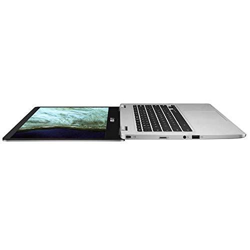 아수스 2019 New Asus 15.6 Premium High Performance Chromebook with Full HD Touchscreen Display, Intel N4200 Quad-Core Processor Up to 2.5GHz, 4GB RAM, 64GB Storage, No DVD, WiFi, Chrome O
