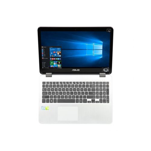 아수스 2017 Asus 15.6 Signature Edition VivoBook 2-in-1 Flip Convertible FHD Touchscreen Laptop - Intel Core i7-6500U 2.5GHz, 12GB DDR4, 1TB HDD, NVIDIA GeForce 940MX, 802.11ac, HDMI, Web