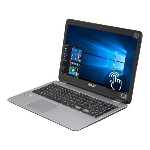 아수스 2017 Asus 15.6 Signature Edition VivoBook 2-in-1 Flip Convertible FHD Touchscreen Laptop - Intel Core i7-6500U 2.5GHz, 12GB DDR4, 1TB HDD, NVIDIA GeForce 940MX, 802.11ac, HDMI, Web