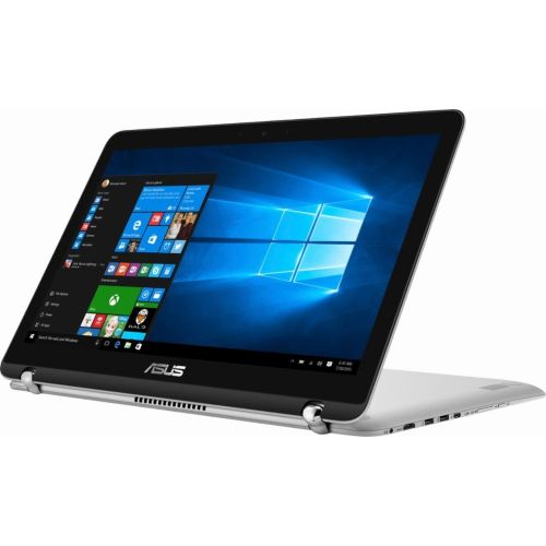 아수스 Asus 2-in-1 15.6-inch Touch-Screen Full HD Laptop PC - Intel Core i5 Processor, 12GB Memory, 1TB Hard Drive, Backlit Keyboard, Bluetooth, USB 3.0, Sandblasted aluminum Silver