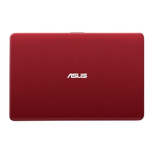 아수스 Asus ASUS R541NA-RB21T-RD Vivo Book Touch HD Laptop, Intel Pentium N4200 Quad Core Processor, 4GB DDR3 RAM, 500GB HDD, Windows 10, 15.6, Red