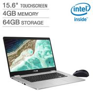 Asus 2019 ASUS 15.6 Touchscreen Chromebook Intel Pentinum N4200 4GB DDR4 64GB EMMC