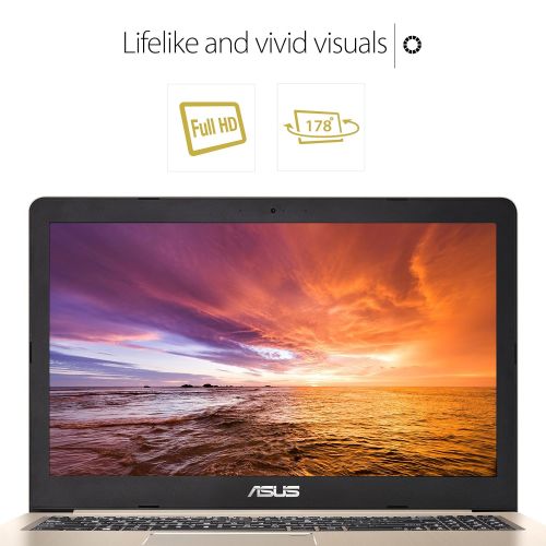 아수스 Asus ASUS N580VD-DB74T VivoBook Pro 15 FHD Touchscreen Laptop, Intel Core i7, NVIDIA GeForce Gaming GTX 1050 4GB, 16GB RAM, 512GB SSD, backlit keyboard, 15.6