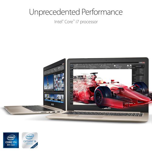 아수스 Asus ASUS VivoBook Pro Performance Laptop, Intel Core i7-8750H, GTX 1050 4GB, 16GB DDR4, 512GB M.2 SSD, 15.6” 4K Ultra HD WideView Touch Display, Fingerprint Sensor, N580GD-XB76T