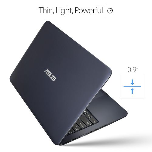 아수스 Asus ASUS L402WA-EB21 Thin and Light 14” HD Laptop; AMD E2-6110 Quad Core Processor, AMD Radeon R2 Graphics, 4GB DDR3 RAM, 64GB eMMC Flash Storage, Windows 10 S with 1yr Office 365 Subs