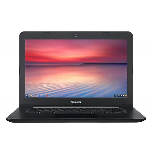 아수스 Asus ASUS C300 13.3 Inch Chromebook (Intel Celeron, 4GB, 32GB SSD, Black) (Certified Refurbished)