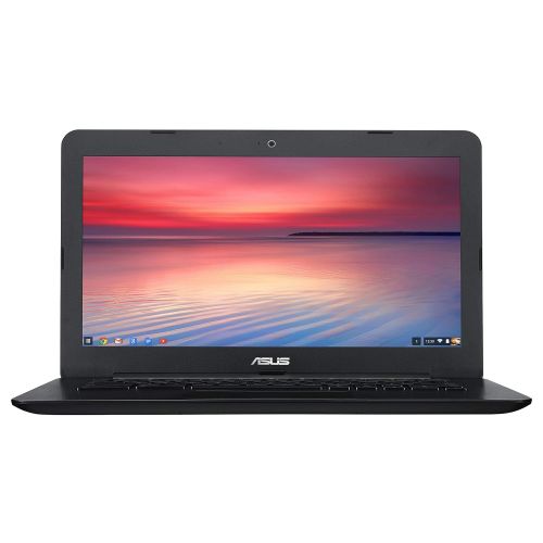 아수스 Asus ASUS C300 13.3 Inch Chromebook (Intel Celeron, 4GB, 32GB SSD, Black) (Certified Refurbished)