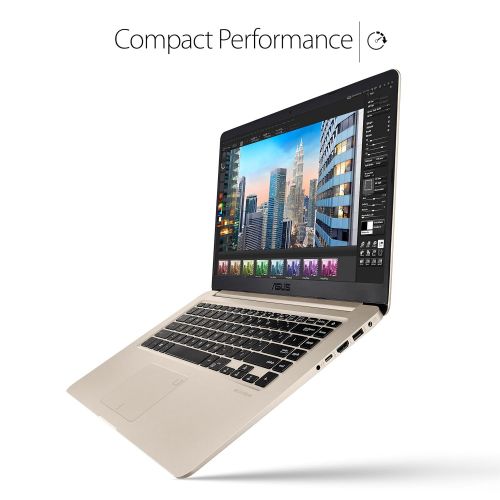 아수스 Asus ASUS VivoBook S Ultra Thin and Portable Laptop, Intel Core i7-8550U Processor, 8GB DDR4 RAM, 128GB SSD+1TB HDD, 15.6” FHD WideView Display, ASUS NanoEdge Bezel, S510UA-DS71