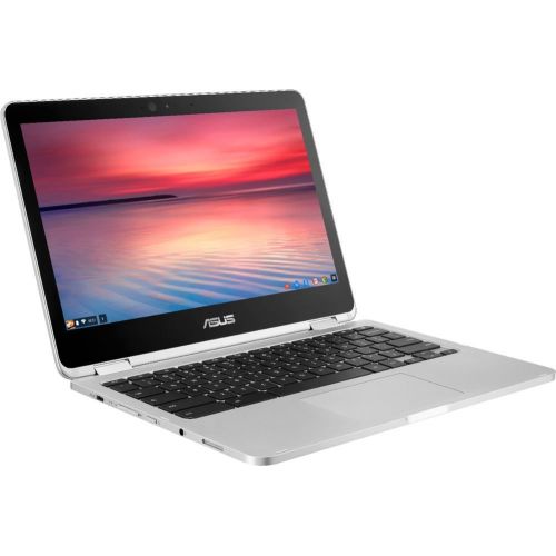 아수스 Asus ASUS Flip 12.5 Touch-Screen Chromebook Intel Core m3-4GB & 32GB eMMC Flash Memory (C302CA) - Silver - New