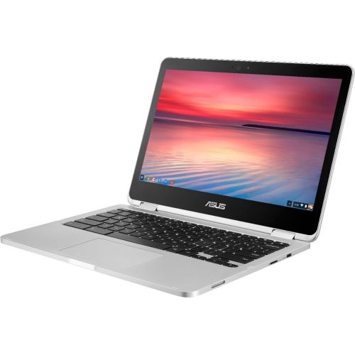 아수스 Asus ASUS Flip 12.5 Touch-Screen Chromebook Intel Core m3-4GB & 32GB eMMC Flash Memory (C302CA) - Silver - New