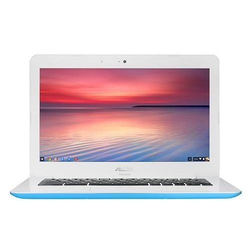 아수스 Asus ASUS C300SA-DS02-LB Chromebook 13.3 HD with 16GB Storage & 4GB RAM (Light Blue)(Certified Refurbished)