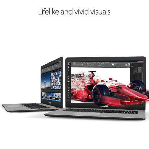 아수스 Asus17 VivoBook S ASUS VivoBook Pro 17 Full HD Thin & Light Laptop - Intel i7-8550U Processor, 16GB RAM, 512GB SSD + 1TB HDD, NVIDIA GeForce GTX 1050, Backlit Keyboard, Windows 10