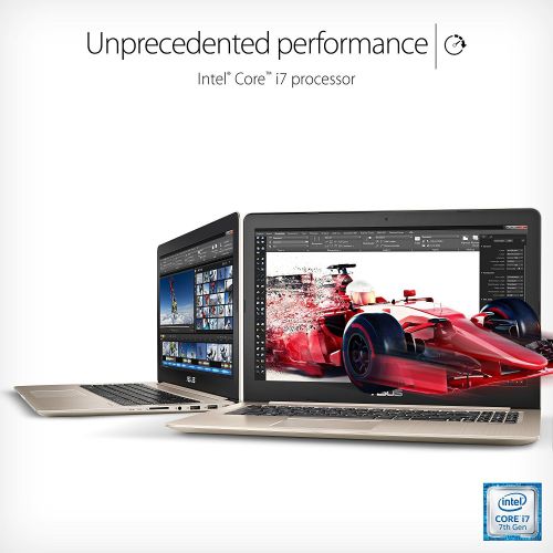 아수스 Asus ASUS VivoBook Pro 15 N580VD 4K Ultra HD 15.6 Touchscreen Laptop - 7th Gen. Intel Core i7-7700HQ Processor up to 3.80 GHz, 32GB RAM, 256GB SSD + 2TB HDD, 4GB Nvidia GeForce GTX 1050