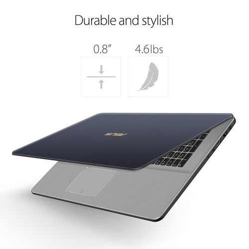 아수스 Asus ASUS VivoBook Pro 17 N705UD FHD 17.3 Thin & Light Laptop - 8th Gen. Intel Core i7-8550U Processor up to 4.0 GHz, 32GB RAM, 512GB SSD, 4GB Nvidia GeForce GTX 1050, Windows 10