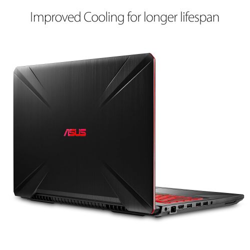 아수스 Asus ASUS TUF Gaming Laptop FX504 15.6 Full HD, 8th-Gen Intel Core i5-8300H (up to 3.9GHz) Processor, GeForce GTX 1050 Ti, 8GB DDR4 + 16GB Optane, 1TB HDD, Gigabit Wifi, Windows 10 Home