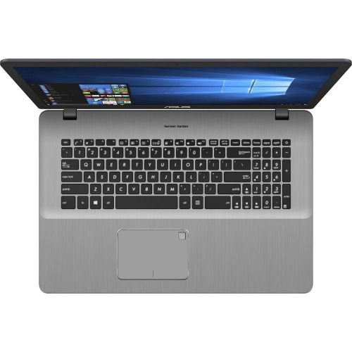 아수스 Asus ASUS VivoBook Pro Thin & Light Laptop, 17.3 Full HD, Intel i7-8550U, 16GB DDR4 RAM, 256GB M.2 SSD + 1TB HDD, GeForce GTX 1050 4GB, Backlit KB, Windows 10 - N705UD-EH76, Star Gray,