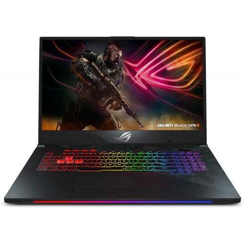 아수스 Asus ROG Strix SCAR II Gaming Laptop, 17.3” 144Hz 3ms IPS Type, Intel Core i7-8750H Processor, NVIDIA GeForce GTX 1060 6GB GDDR5, 16GB DDR4, 256GB PCIe SSD + 1TB HDD, RGB, Windows 10 Ho