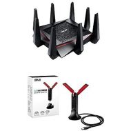 Asus ASUS RT-AC5300 Wireless AC5300 and 4x4 802.11AC Wireless-AC3100 PCIe Adapter (PCE-AC88) Bundle