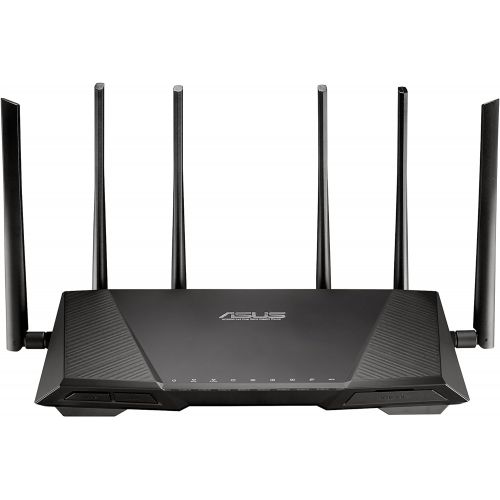 아수스 Asus ASUS RT-AC3200 Tri-Band AC3200 Wireless Gigabit Router AiProtection