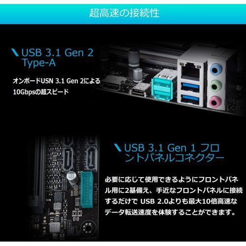 아수스 Asus ASUS B450 AMD Ryzen 2 ATX Gaming Motherboard AM4 DDR4 HDMI DVI M.2 USB 3.1 Gen2 (Prime B450-Plus)