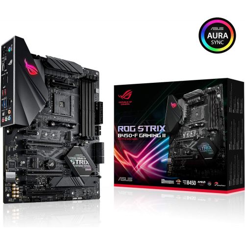 아수스 Asus ASUS ROG Strix B450-F Gaming Motherboard (ATX) AMD Ryzen 2 AM4 DDR4 DP HDMI M.2 USB 3.1 Gen2 B450