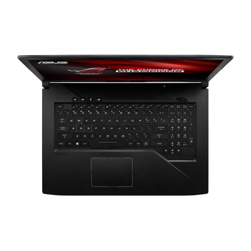 아수스 2018 Premium Asus ROG Strix Edition 17.3 Full HD 120Hz VR Ready Gaming Laptop, Intel Quad-Core i7-7700HQ 16GB DDR4 256GB SSD+1TB HDD 6GB NVIDIA GeForce GTX 1060 RGB Backlit Keyboar