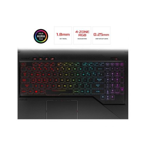 아수스 2018 Premium Asus ROG Strix Edition 17.3 Full HD 120Hz VR Ready Gaming Laptop, Intel Quad-Core i7-7700HQ 16GB DDR4 256GB SSD+1TB HDD 6GB NVIDIA GeForce GTX 1060 RGB Backlit Keyboar