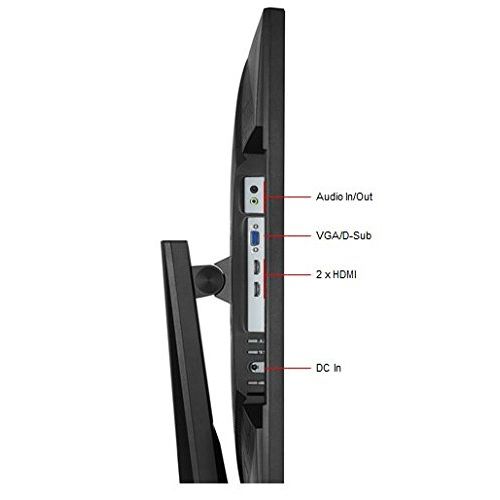 아수스 Asus VG245H 24 inchFull HD 1080p 1ms Dual HDMI Eye Care Console Gaming Monitor with FreeSync/Adaptive Sync, Black, 24-inch