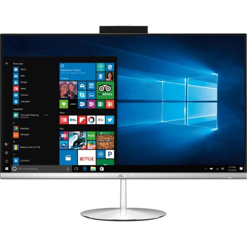 아수스 ASUS Newest Asus Zen AiO All-In-One Premium 23.8 FHD Touchscreen Desktop | Intel Core i7-8750H | 12GB RAM | 1TB HDD and 128GB SSD | GeForce GTX 1050